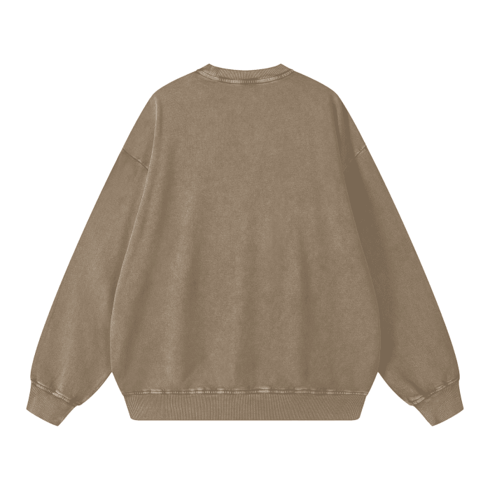 Astronaut Vision Acid Wash Oversize Sweater - 360 GSM - LAST NEBULA