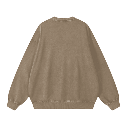 Astronaut Vision Acid Wash Oversize Sweater - 360 GSM - LAST NEBULA