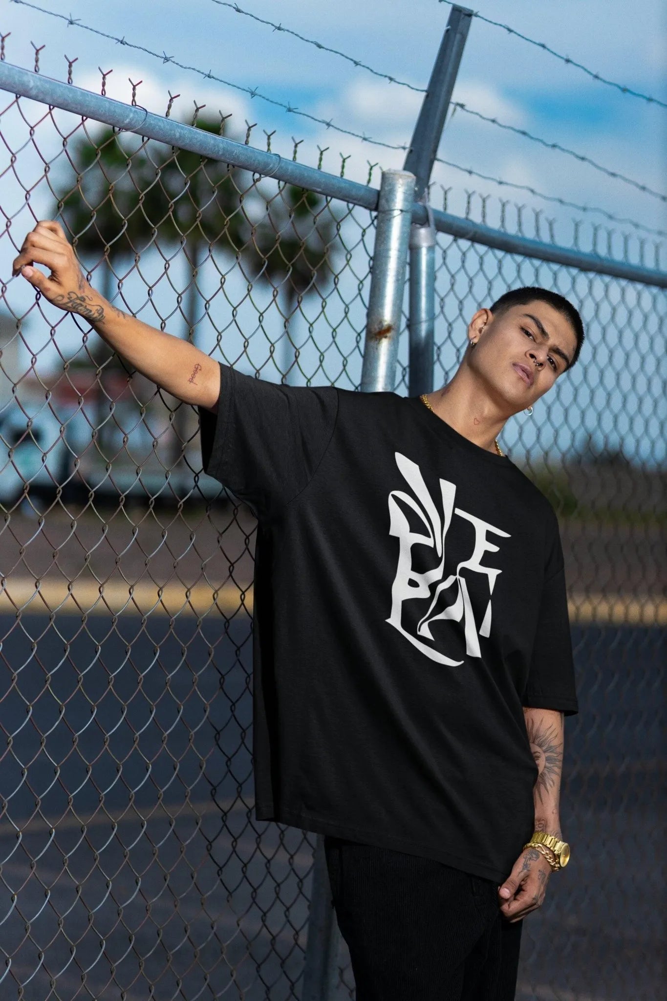 Abstract Nebula Heavy Cotton T-Shirt (Unisex)