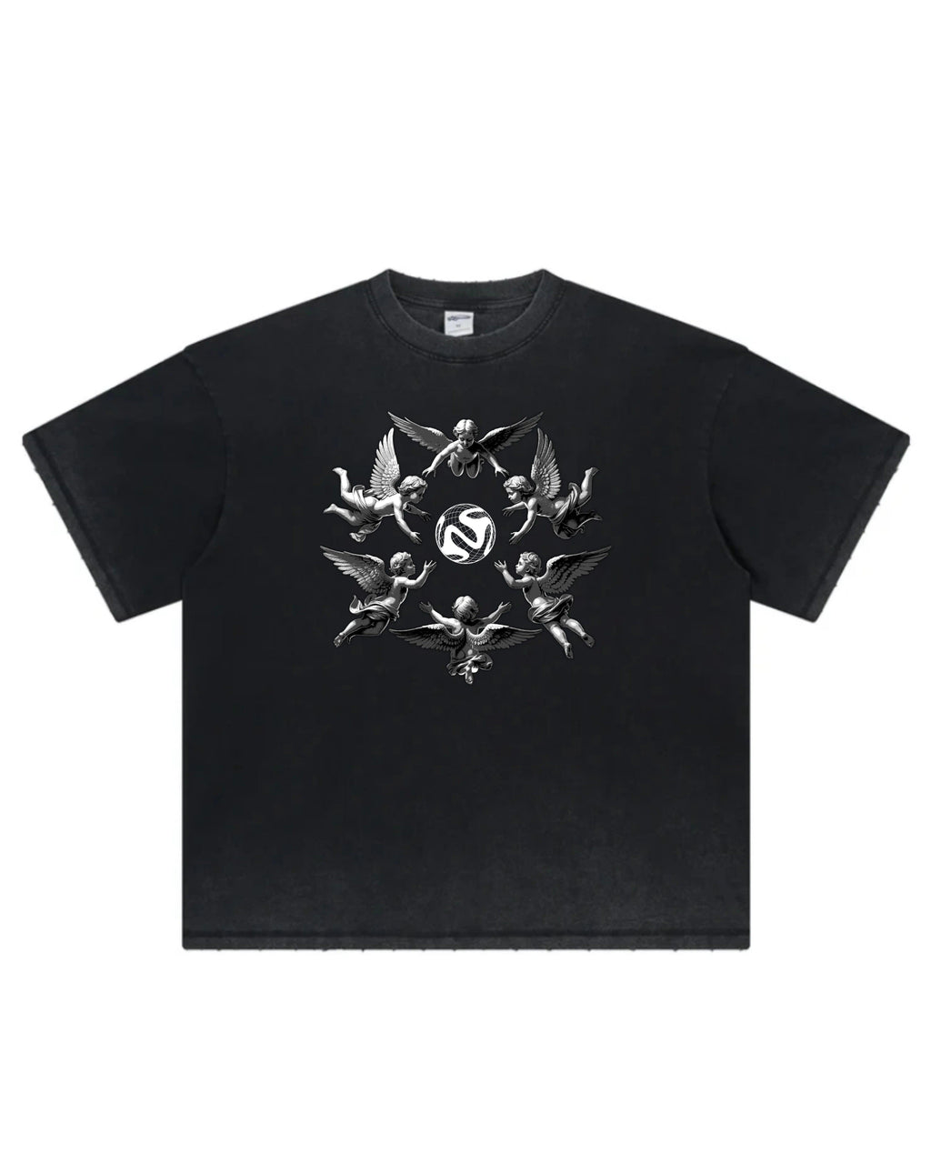 Celestial Cupid: Guardian of the Nebula T-Shirt (Unisex) - LAST NEBULA