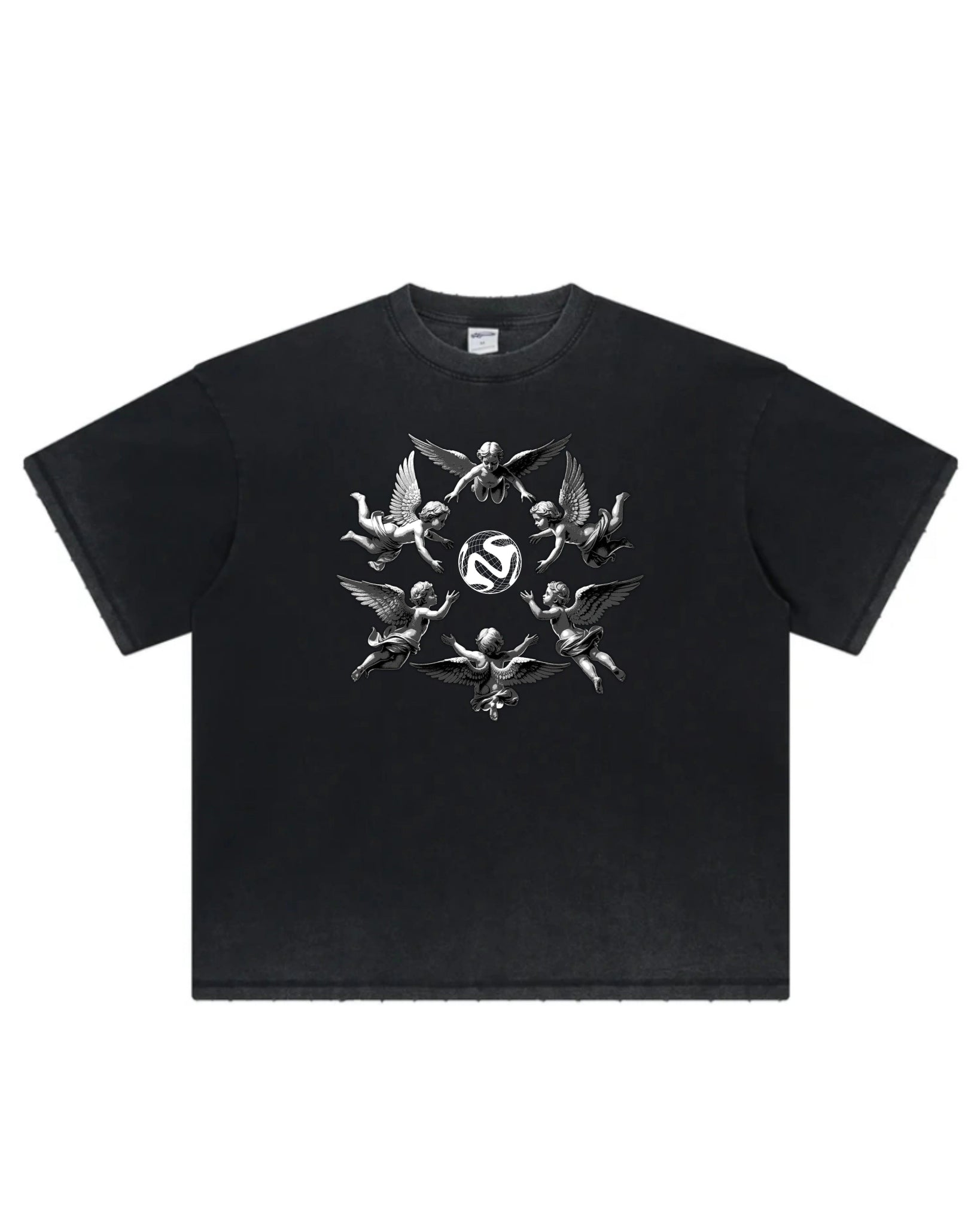 Celestial Cupid: Guardian of the Nebula T-Shirt (Unisex) - LAST NEBULA