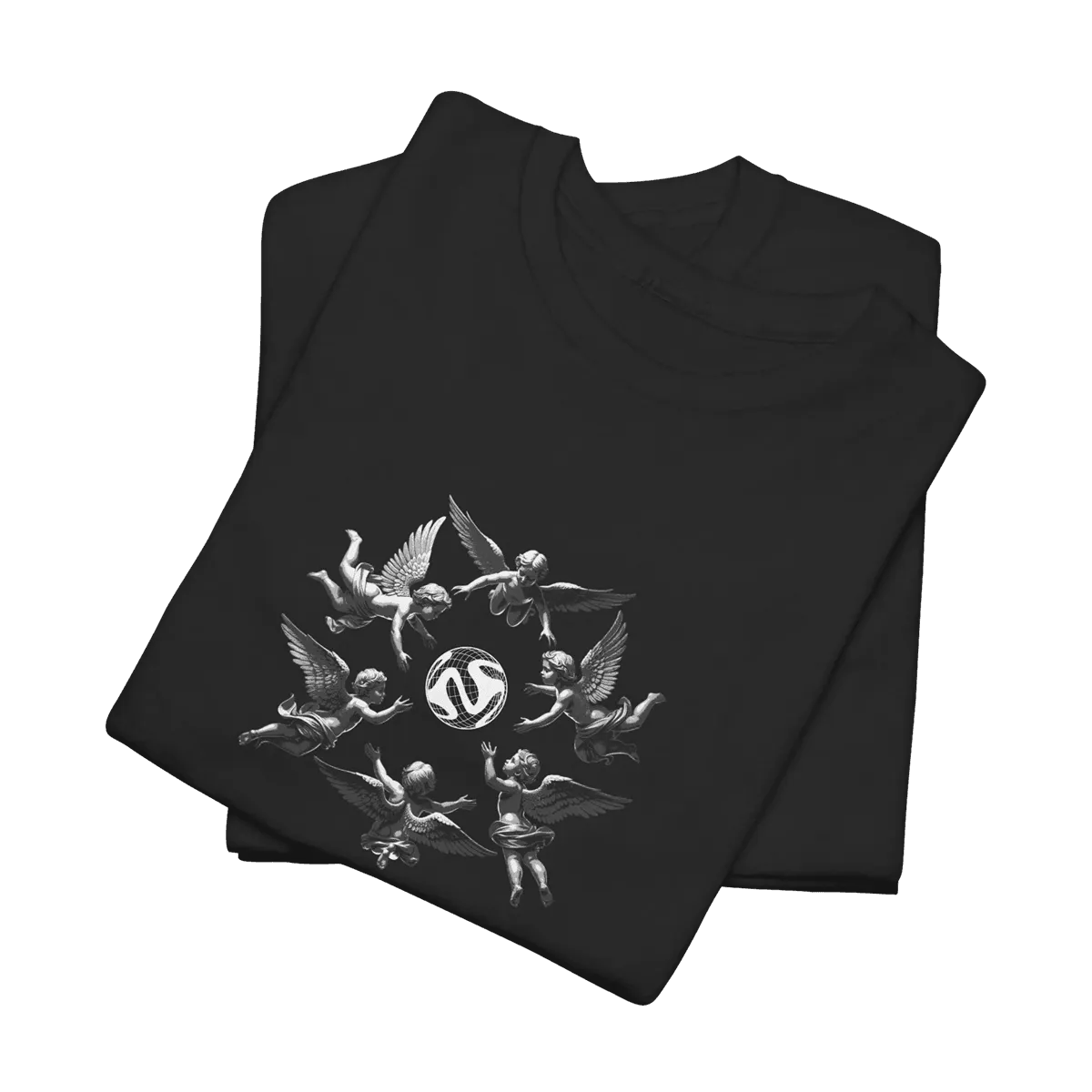 Celestial Cupid: Guardian of the Nebula T-Shirt (Unisex)