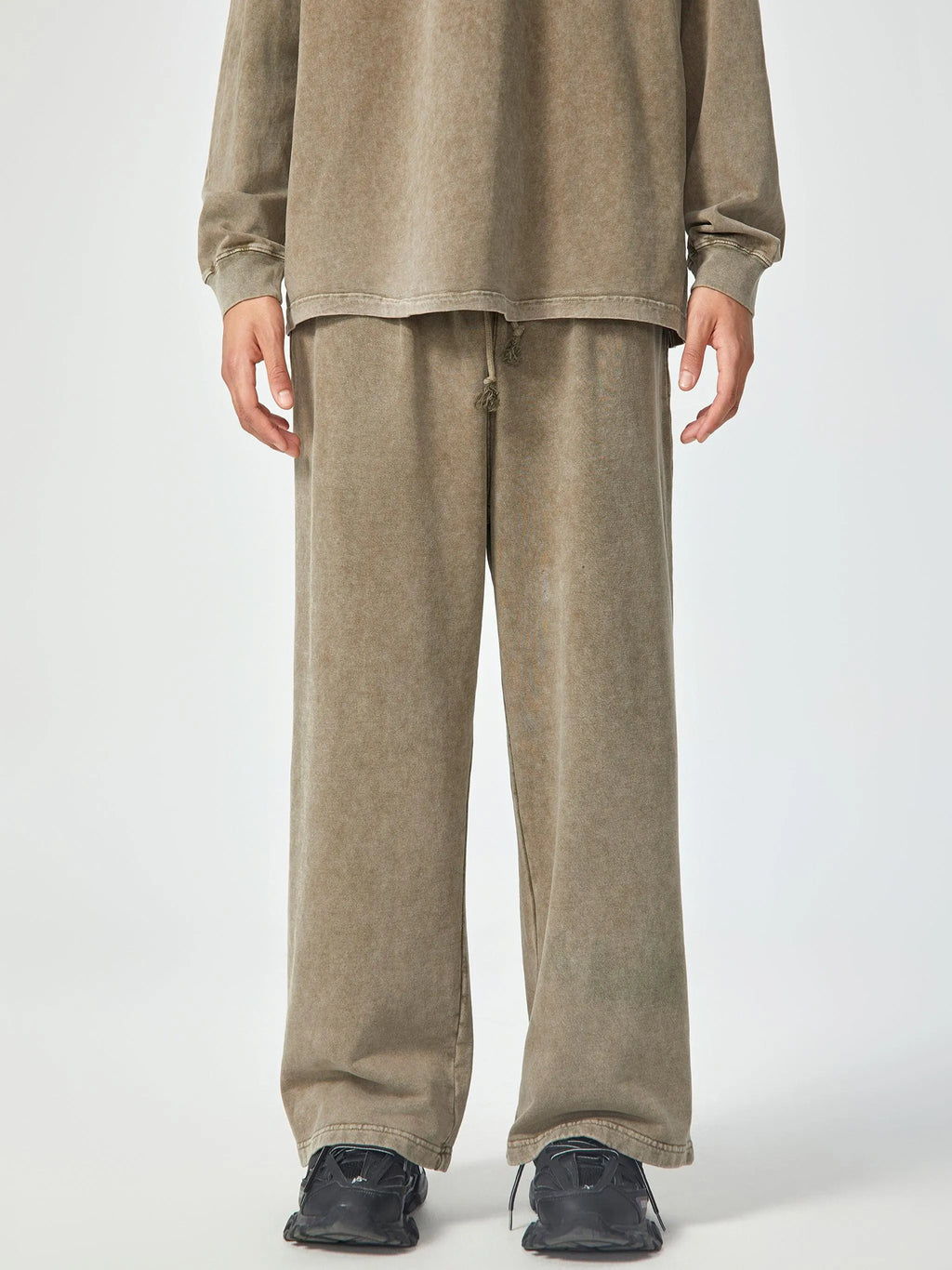 Last Nebula Acid Wash Straight Leg Sweatpants - 360 GSM