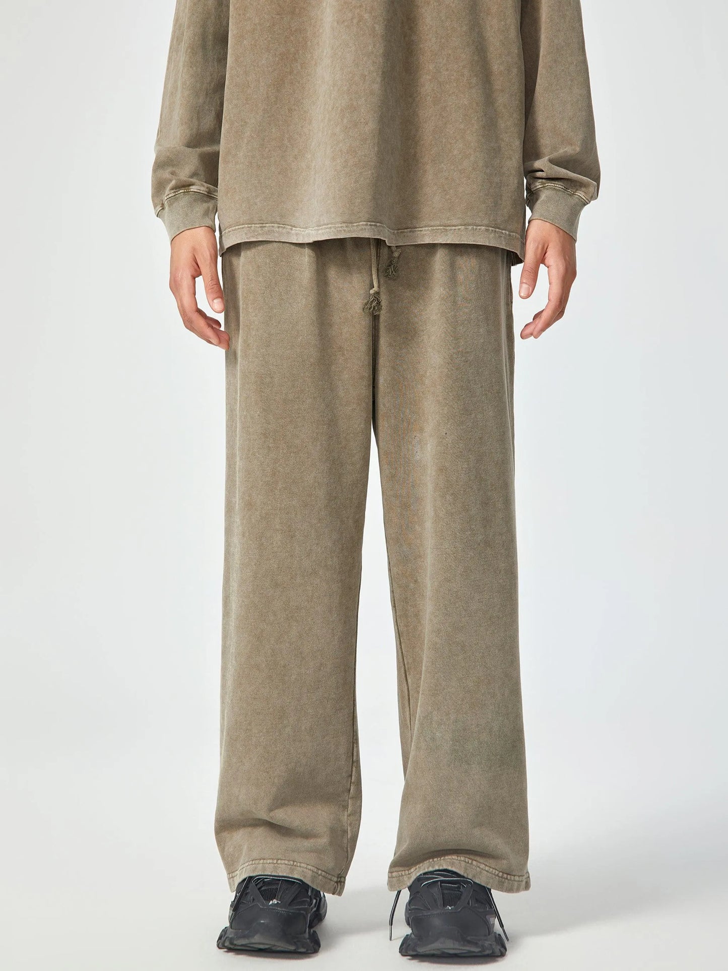 Last Nebula Acid Wash Straight Leg Sweatpants - 360 GSM