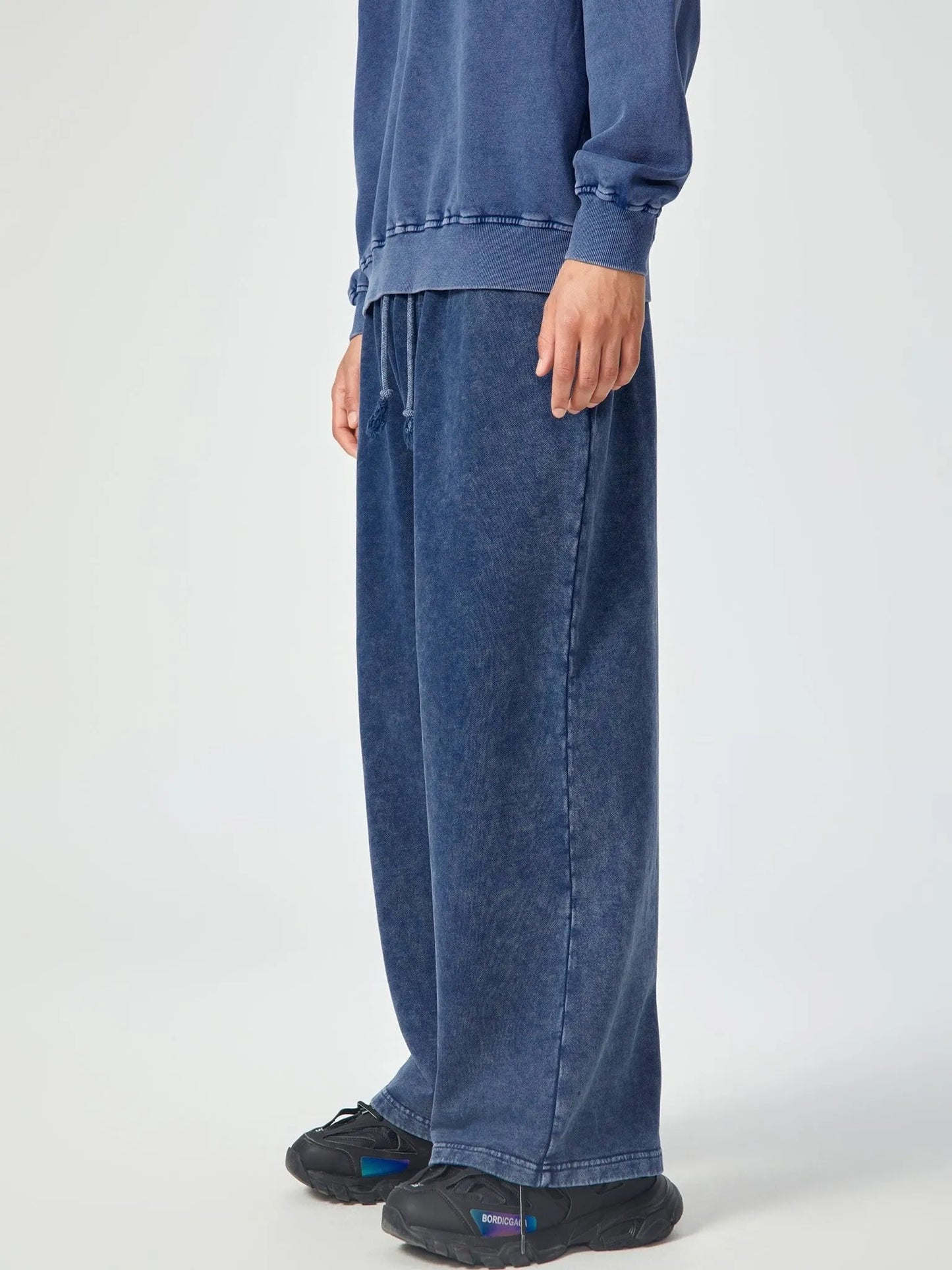 Last Nebula Acid Wash Straight Leg Sweatpants - 360 GSM