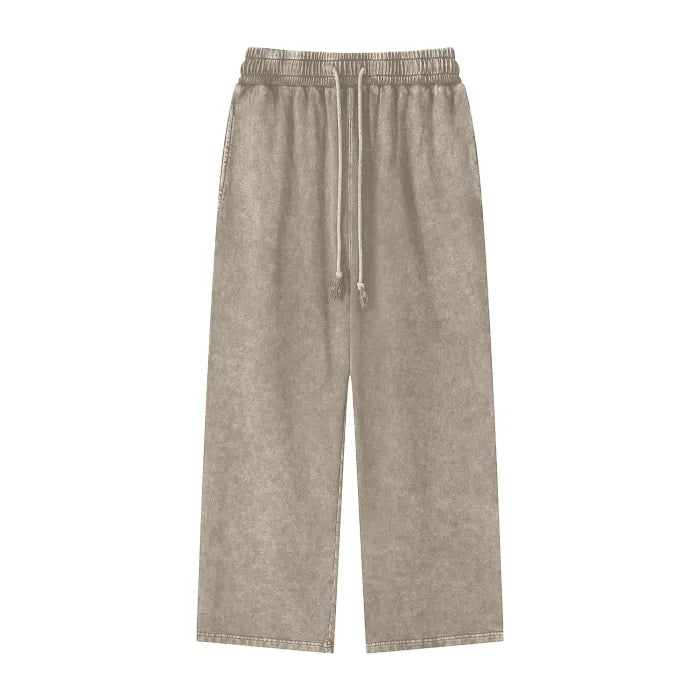 Last Nebula Acid Wash Straight Leg Sweatpants - 360 GSM