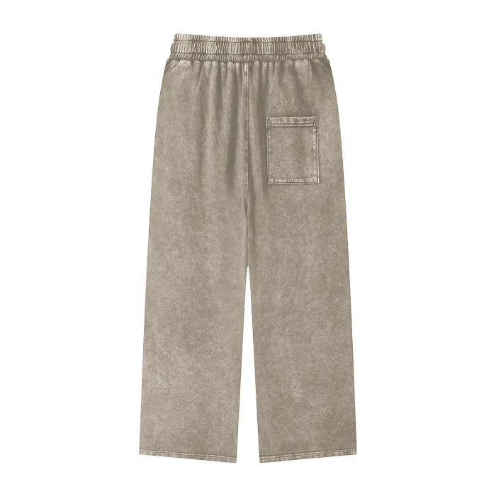 Last Nebula Acid Wash Straight Leg Sweatpants - 360 GSM
