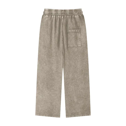 Last Nebula Acid Wash Straight Leg Sweatpants - 360 GSM