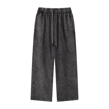 Last Nebula Acid Wash Straight Leg Sweatpants - 360 GSM
