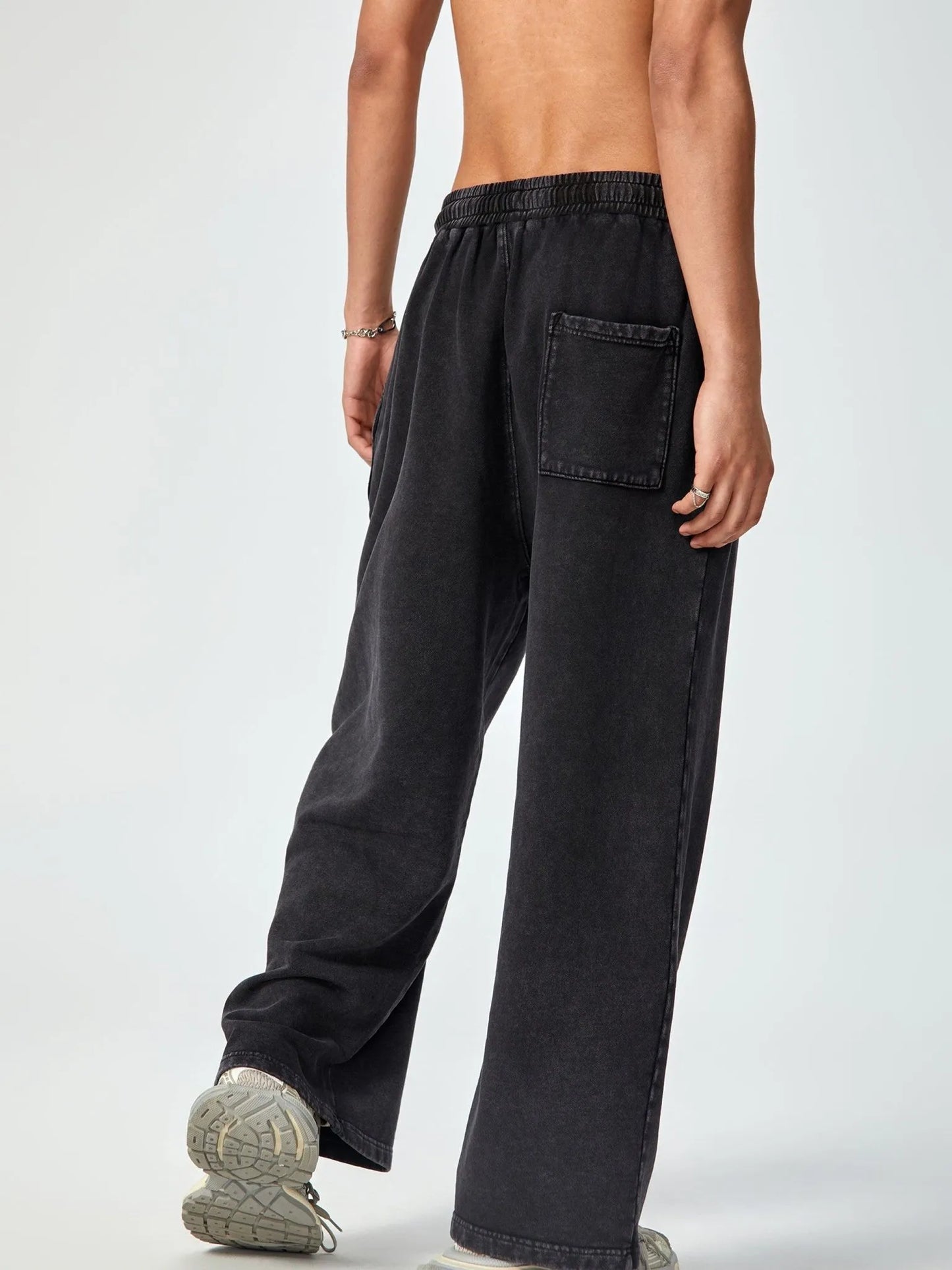 Last Nebula Acid Wash Straight Leg Sweatpants - 360 GSM